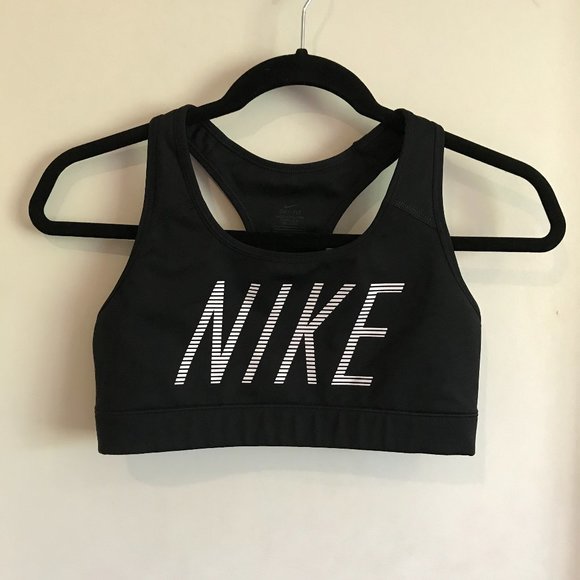 Nike Other - Nike Black Sports Bra Racerback Basic Stretch